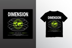 Dimension writing design, suitable for screen printing Product Image 1