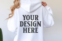 Ash Gildan 18500 Hoodie Sweatshirt Mockup, Unisex Hoodie Product Image 1