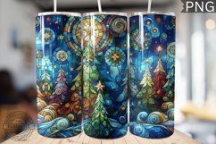 Christmas Tree Tumbler Wrap Design |High Quality 300 Dpi Product Image 1