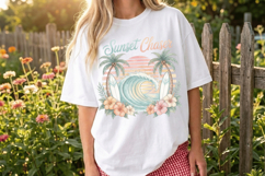 Sunset Chaser PNG sublimation |Beach &amp; Summer PNG T-Shirt Product Image 9