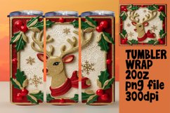 Sublimation Excellence for 20oz Tumbler , 3D Xmas Product Image 1