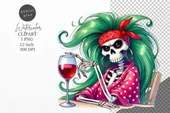 Halloween clipart, Skeleton clipart, Autumn clipart Product Image 1