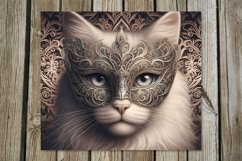 Cats in the mask | skinny tumbler Sublimation design bundle Product Image 9
