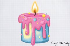 Pink Christmas Gingerbread Clipart PNG Product Image 1