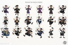 Whimsical Graduation Grandpa Clipart Product Image 4
