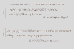 Edite Bemsaly Cyrillic Font Product Image 10