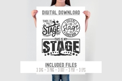 This Is My Stage svg cut file | Dance Mom Shirt Quote | Danc Product Image 2