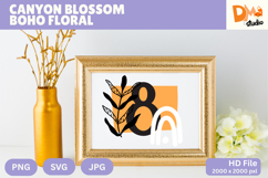 Canyon Blossom Boho Floral Monogram Product Image 1