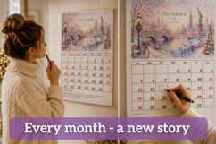 2027 Calendar - Around the World |Watercolor Travel Calendar Product Image 9