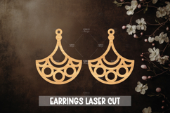 24 Boho Style Laser Cut Earrings SVG File Product Image 10