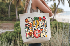 Hello Summer PNG sublimation |Beach &amp; Summer PNG T-Shirt Product Image 6