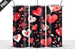 Lovely Hearts Tumbler Design | Valentine&#039;s Day Tumbler Wrap Product Image 5