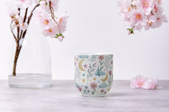 Wildflowers Baby Shower Seamless Pattern, Watercolor Floral Product Image 7