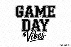 Game Day Vibes Svg | Sport Svg | Svg Cut Files Product Image 1
