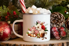 Holiday Christmas Scene PNG for Sublimation Design Product Image 4