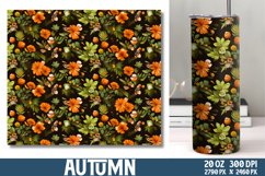 Autumn Tumbler Wrap, Tumbler Wrap PNG Product Image 1