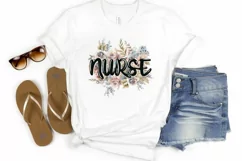 Nurse Flowers Png | Nurse Sublimation | Digital Download Product Image 8