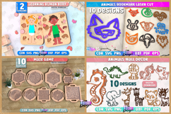 624 Kids Mega Bundle Laser Cut, Baby&amp;Children SVG, Nursery Product Image 9