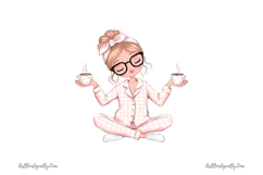 Cozy Babe Clipart Bundle PNG Product Image 8