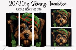 St. Patrick&#039;s Day DOG - Tumbler Sublimation Design Product Image 1