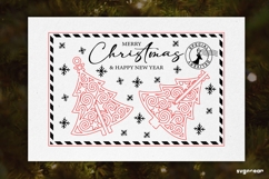3D Christmas Cards Ornament SVG Bundle | Laser Cut | SVG Product Image 9
