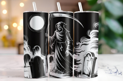 Grim Reaper Tumbler Wrap | Sublimation | Tumblers Product Image 1