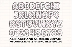 Princess Alphabet png clipart, princess letters doodle Product Image 3