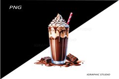 Milkshake Clipart, Food Clipart Product Image 1