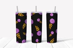 Flowers Skinny Seamless Tumbler Sublimation Wrap Bundle Product Image 4