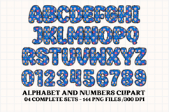 Day of The Dead PNG Alphabet, day of the dead letters doodle Product Image 3