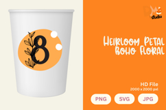 Heirloom Petal Boho Floral Monogram Product Image 1