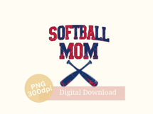 Softball Mom PNG Bundle, 7 Sublimation Designs Product Image 6
