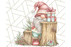Scandinavian Christmas Gnomes Clipart PNG, Cute Gnome Png Product Image 5