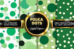 Polka Dots Digital Papers - 04 Variations Product Image 1