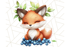 Whimsical Woodland Animals and Nature PNG, Forest Animals Product Image 5