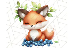 Whimsical Woodland Animals and Nature PNG, Forest Animals Product Image 5