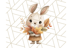 Woodland Autumn Critters PNG Clipart, Cute Fall Animals Product Image 5