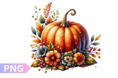 Halloween Pumpkins Sublimation - Clipart PNG Design Product Image 1