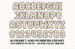 CANDY SHOP Alphabet Bundle PNG Kids Classroom Sublimation Product Image 3