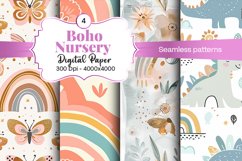 Nursery Boho digital paper Seamless backgrounds Product Image 2