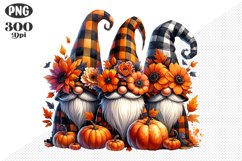 Halloween Gnomes Sublimation - Clipart PNG Design Product Image 1