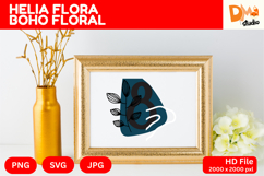 Helia Flora Boho Floral Monogram Product Image 1