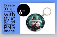 Varied Christmas Circular Sublimation Styles for Decor Product Image 1