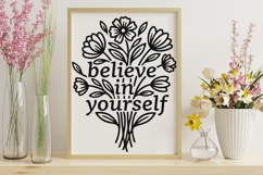Believe In Yourself Svg, Mental Health Svg, Self Love Svg. Product Image 10