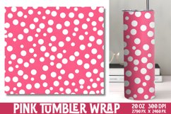Pink Digital Paper Tumbler Wrap Product Image 1