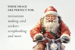 santa claus clipart, christmas clipart sublimation Product Image 3
