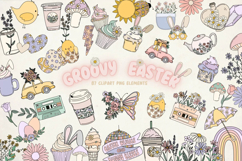 Retro Clipart Hand Drawn Clipart Illustration Bundle Product Image 3