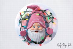 3D Pink Christmas Ornament Break clipart png Product Image 1