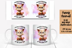Funny Animal Quotes Mug Wrap Sublimation Product Image 1