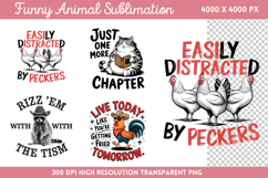 Funny Animal Sublimation PNG Product Image 1